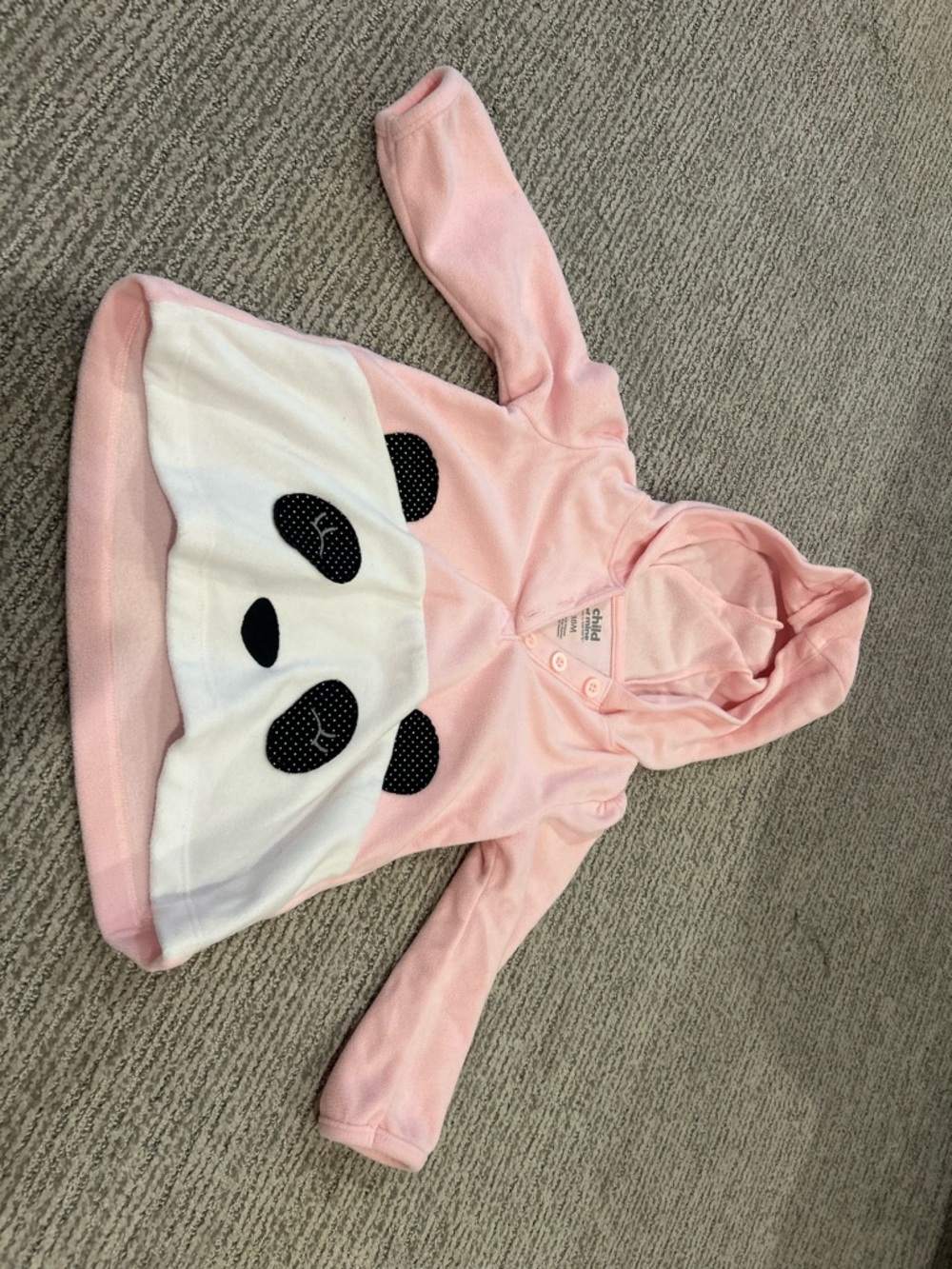 Carter's Light Pink Hooded Baby Fleece Jacket